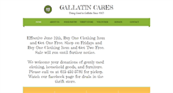 Desktop Screenshot of gallatincares.org