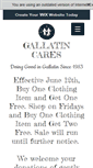 Mobile Screenshot of gallatincares.org