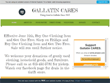 Tablet Screenshot of gallatincares.org